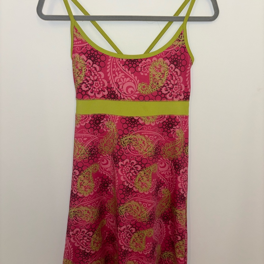 lola Yellow Floral Logo Tank